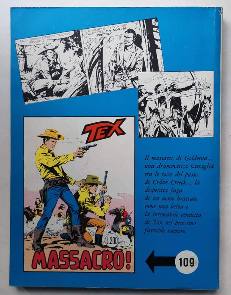 TEX 108 L. 200 ARALDO 1969 - 1ª edizione - immagine 3