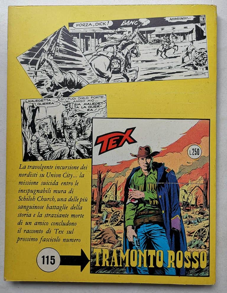 TEX 114 ARALDO 1970 - 1ª ed. VERSIONE con L. 250 in IVª - immagine 3