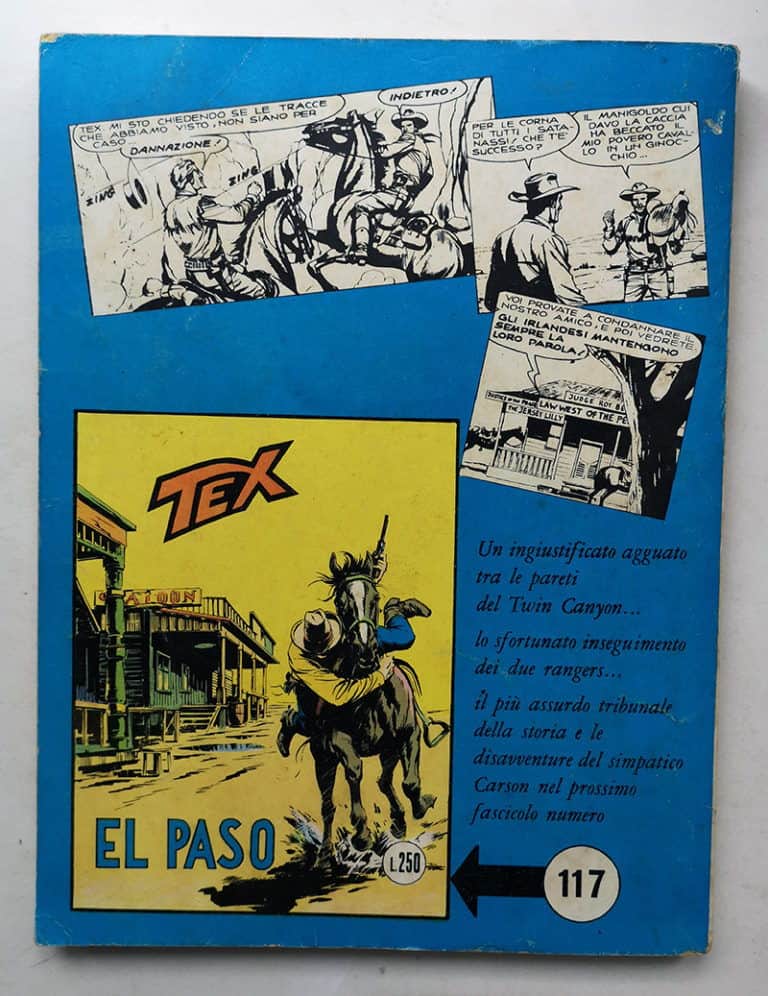 TEX 116 L. 200 ARALDO 1970 - 1ª ed. INSERTO ZAGOR - immagine 4