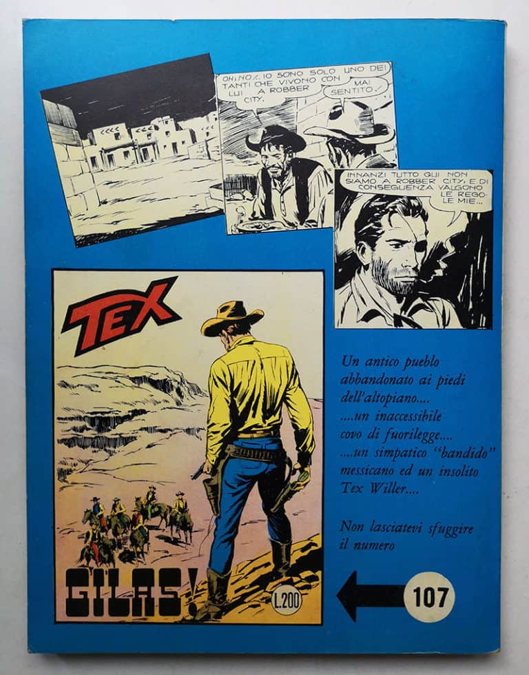 TEX 106 L. 200 ARALDO 1969 - 1ª edizione  NO continua - immagine 3