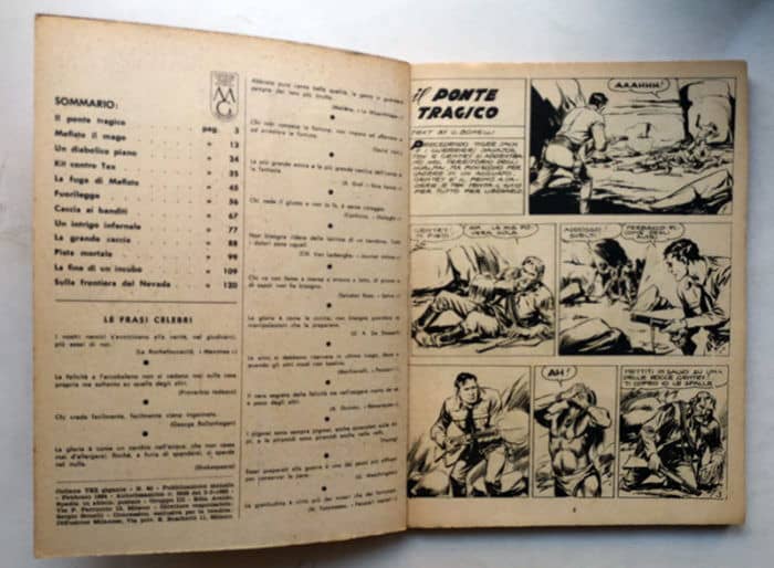 TEX 40 L. 200 spillato 1ª edizione ARALDO 1964 - immagine 2