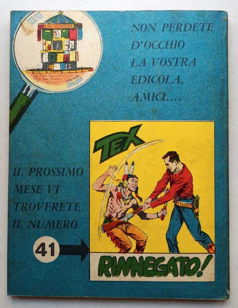 TEX 40 L. 200 spillato 1ª edizione ARALDO 1964 - immagine 5