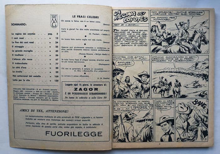 TEX 43 L. 200 spillato 1ª edizione ARALDO 1964 - immagine 2
