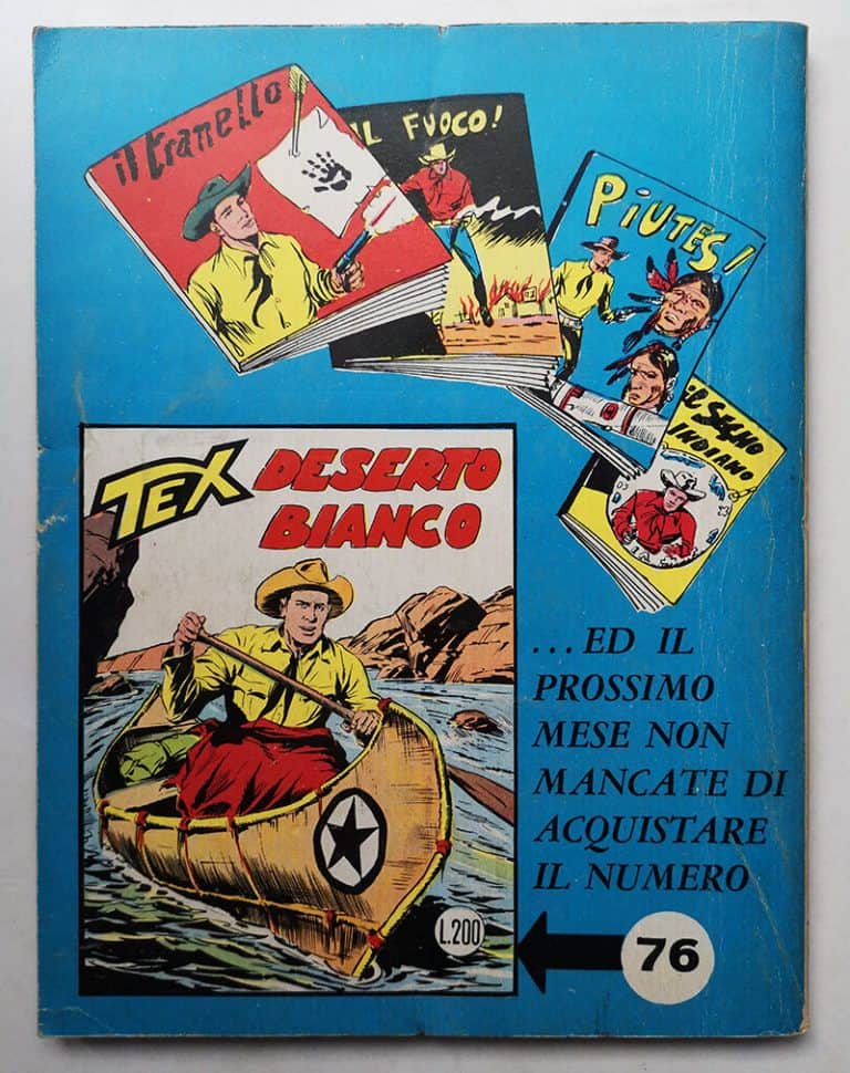 TEX 75 L. 200 MG 1ª edizione ARALDO 1967 NO continua - immagine 3