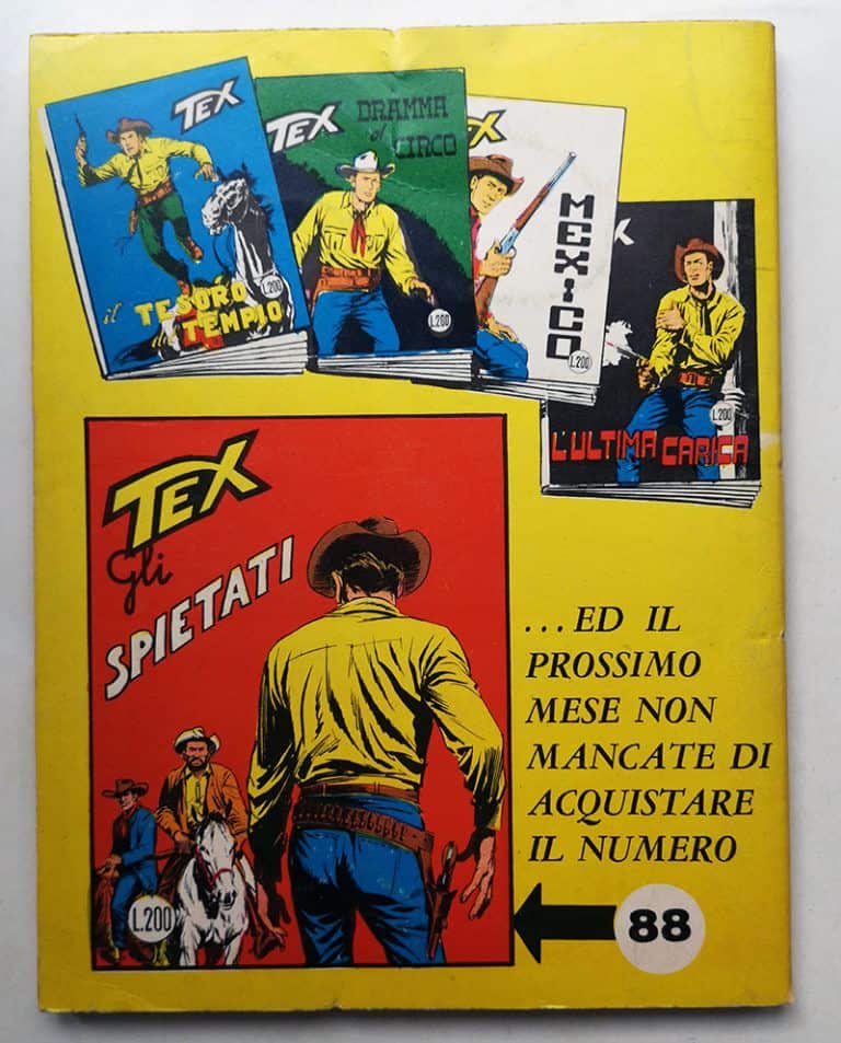 TEX 87 L. 200 ARALDO 1968 - 1ª edizione  NO continua - immagine 3