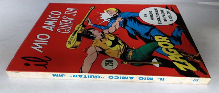ZAGOR Zenith 151 Il mio amico Guitar Jim CEPIM 1973 Colori - immagine 2