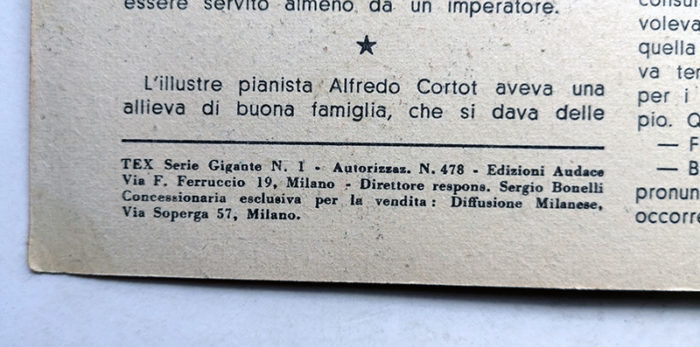 Copertina da RECUPERO RESTAURO TEX 1 non censurato aut. 478 - immagine 3