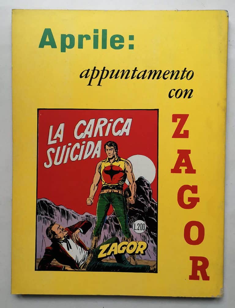 ZAGOR Zenith 108 CEPIM 1970 Mohikan Jack - immagine 3