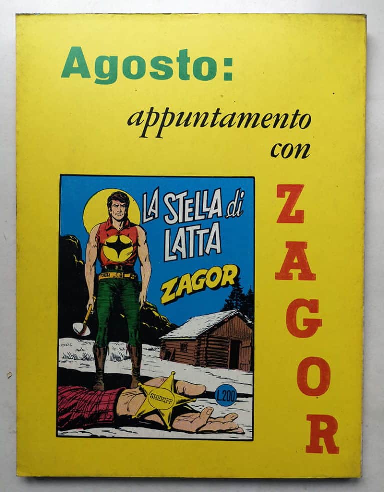 ZAGOR Zenith 124 CEPIM 1971 Lo strano mister Smith - immagine 3