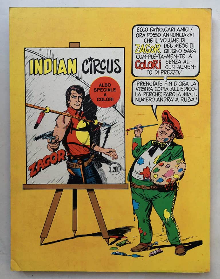ZAGOR Zenith 134 CEPIM 1972 La maschera bianca - immagine 3