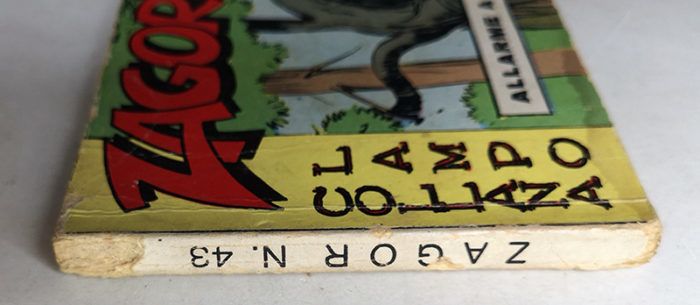 ZAGOR Striscia COLLANA LAMPO IIIª Serie N 43 ARALDO 1966 - immagine 2