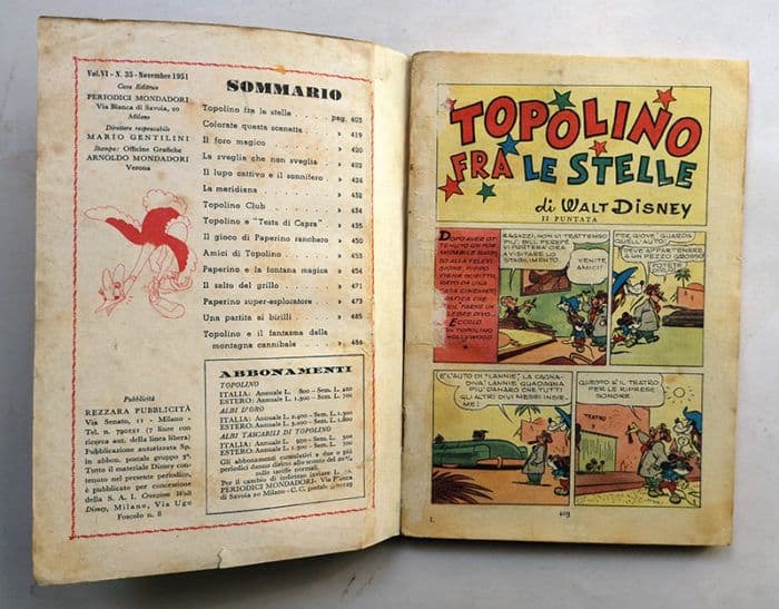 TOPOLINO LIBRETTO 35 Mondadori 1951 - immagine 2