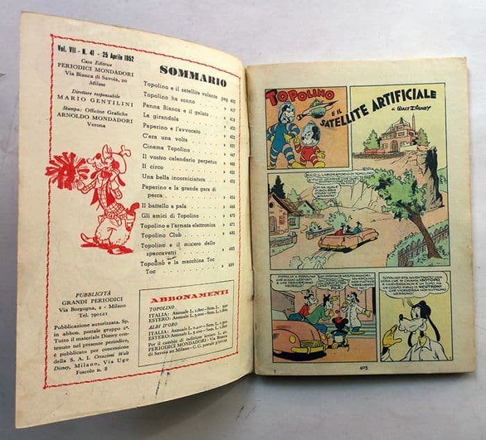 TOPOLINO LIBRETTO 41 Mondadori 1952 - immagine 2
