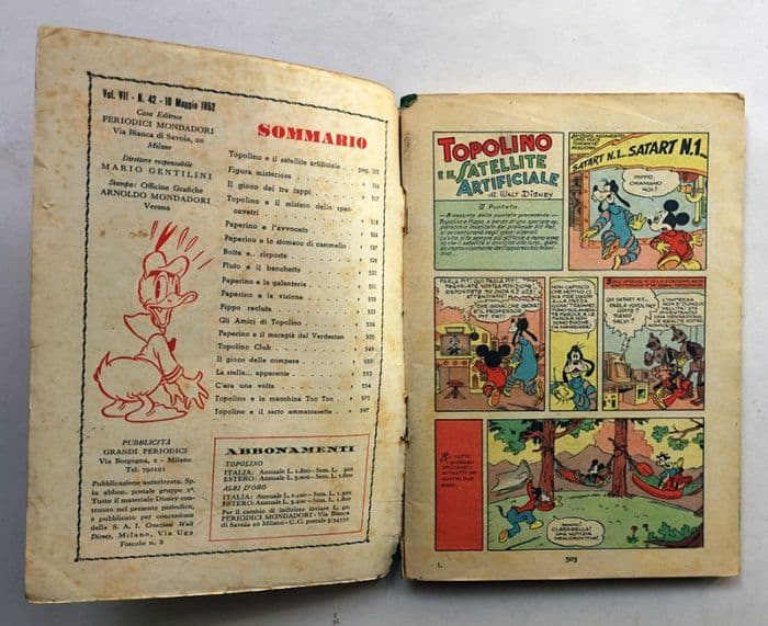 TOPOLINO LIBRETTO 42 Mondadori 1952 - immagine 2
