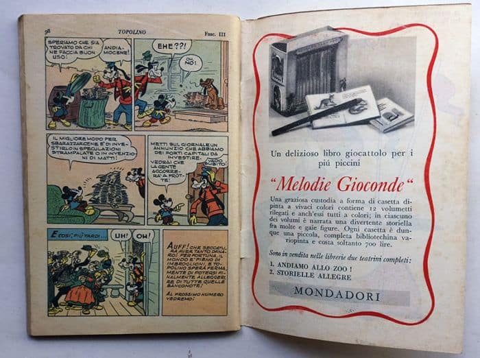 TOPOLINO LIBRETTO 45 Mondadori 1952 - immagine 3