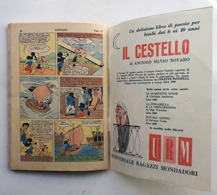 TOPOLINO LIBRETTO 68 Mondadori 1953 Bollino - immagine 3