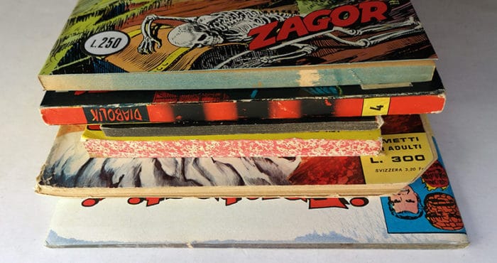 fumetti di busta