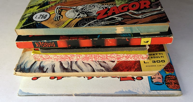 fumetti di busta