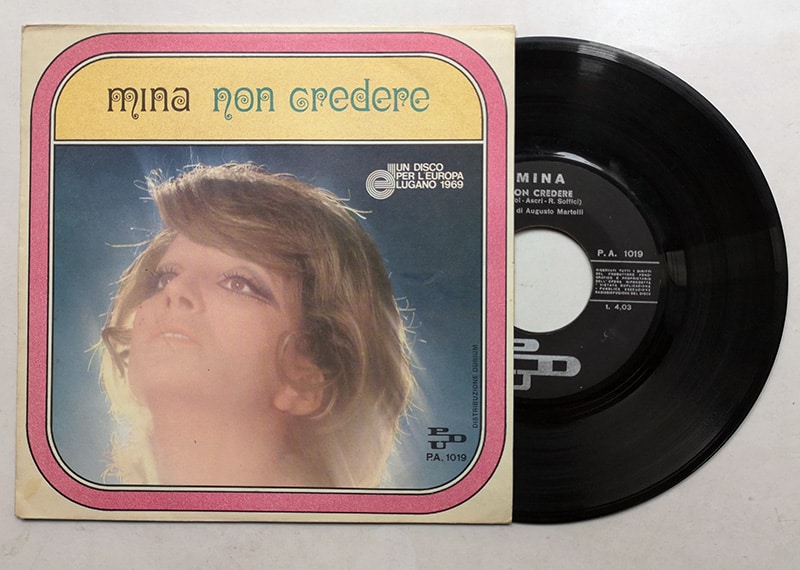 MINA Non Credere PDU PA 1019 Vinile 45 giri 7 - iCollezionisti