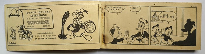 Raccoltina a strisce ALBI TASCABILI DI TOPOLINO Mondadori 1953 - immagine 2
