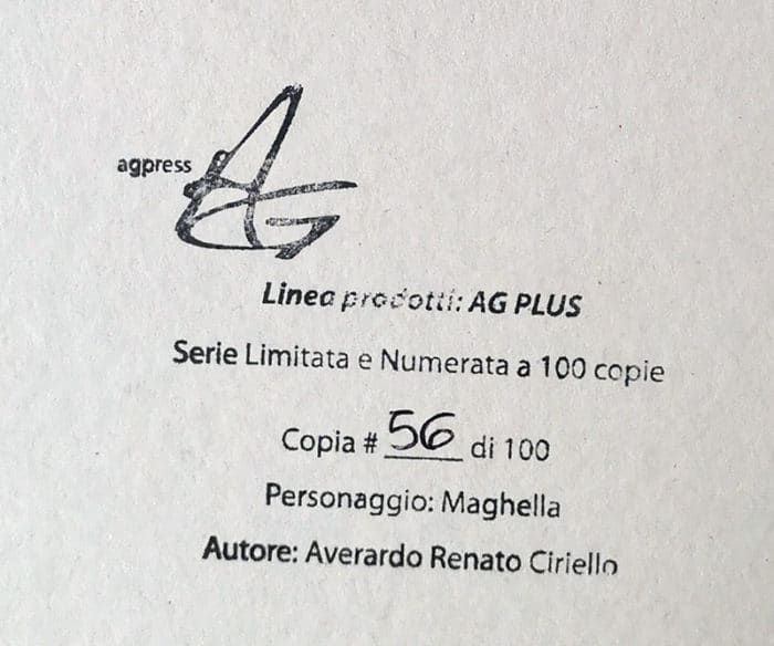 Cover Averardo Ciriello MAGHELLA 113 riproduzione numerata - immagine 2