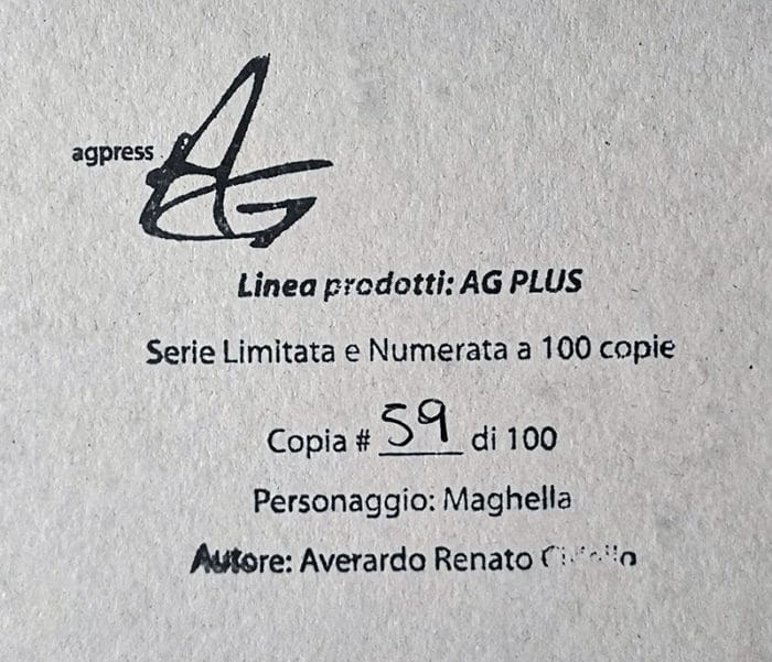 Cover Averardo Ciriello MAGHELLA 124 riproduzione numerata - immagine 2