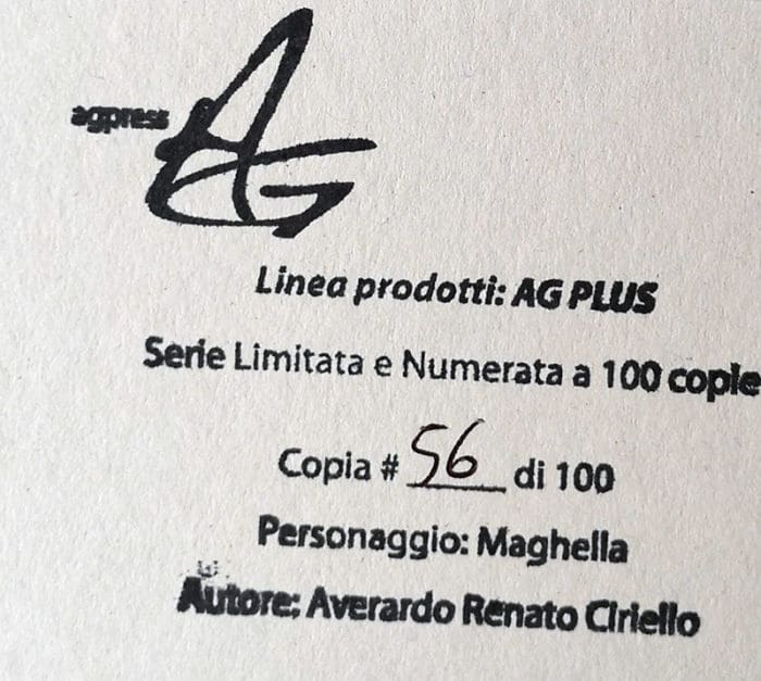 Cover Averardo Ciriello MAGHELLA 34 riproduzione numerata - immagine 2