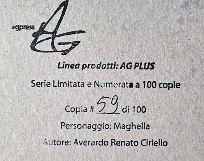 Cover Averardo Ciriello MAGHELLA 54 riproduzione numerata - immagine 2