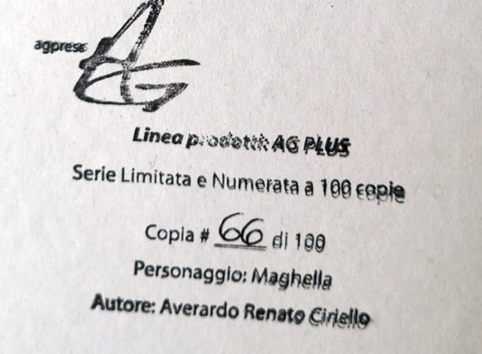 Cover Averardo Ciriello MAGHELLA 96 riproduzione numerata - immagine 2