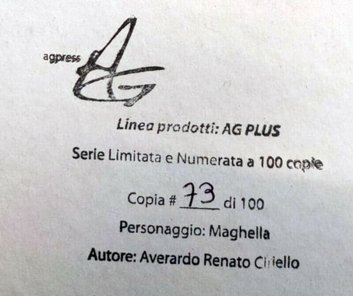 Cover Averardo Ciriello MAGHELLA 93 riproduzione numerata - immagine 2