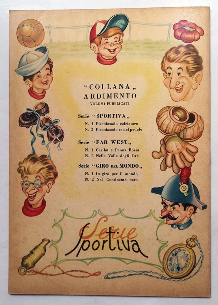 PICCHIASODO CALCIATORE 1 Collana Ardimento Serie Sportiva BOSCHI 1955 - immagine 2