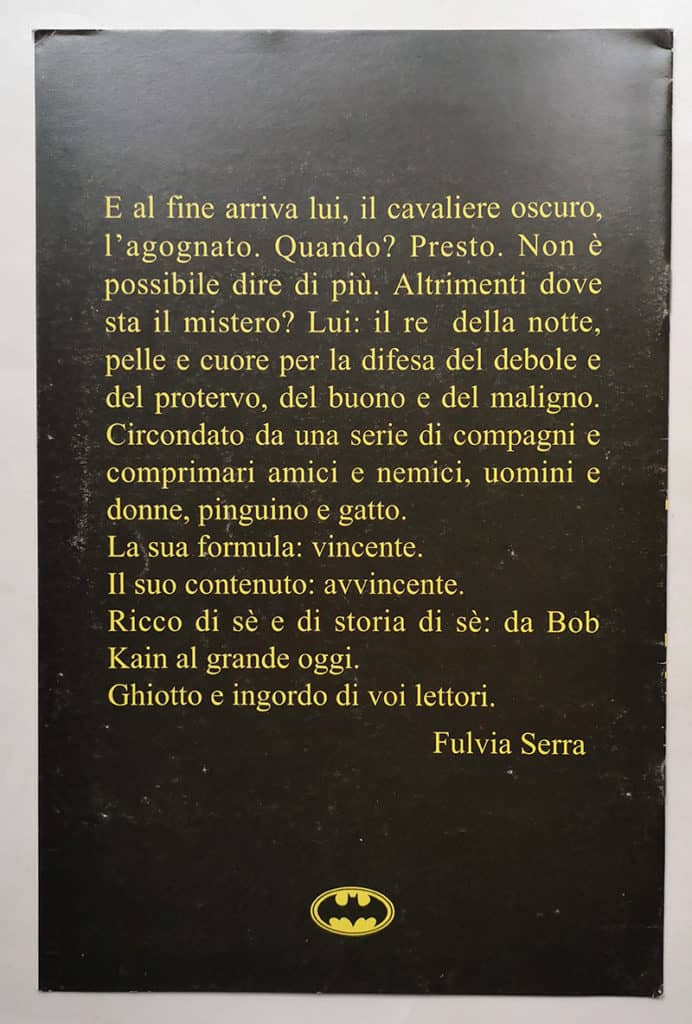 ASPETTANDO BATMAN Glenat Italia 1992 NUMERO 0 Promo - immagine 2