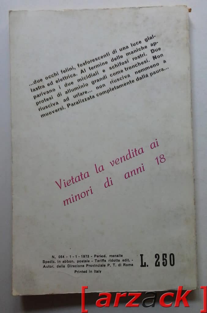 I RACCONTI di DRACULA 54 Jeremy Selenlus L'Ultimo Mago FAROLFI 1973 - immagine 2