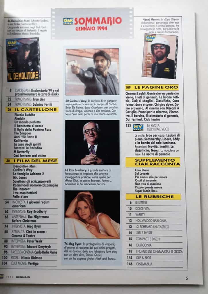 CIAK n° 1 - 1994 SYLVESTER STALLONE Meg Ryan NICOLE KIDMAN - immagine 3