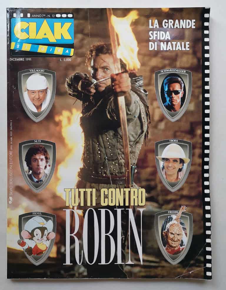 CIAK n° 12 - 1991 KEVIN COSTNER Alberto Sordi JONH TURTURRO