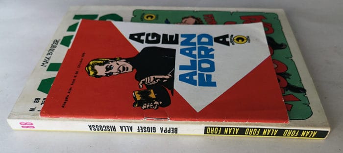 ALAN FORD 88 con gadget AGENDINA SCOLASTICA Corno 1976 - immagine 3