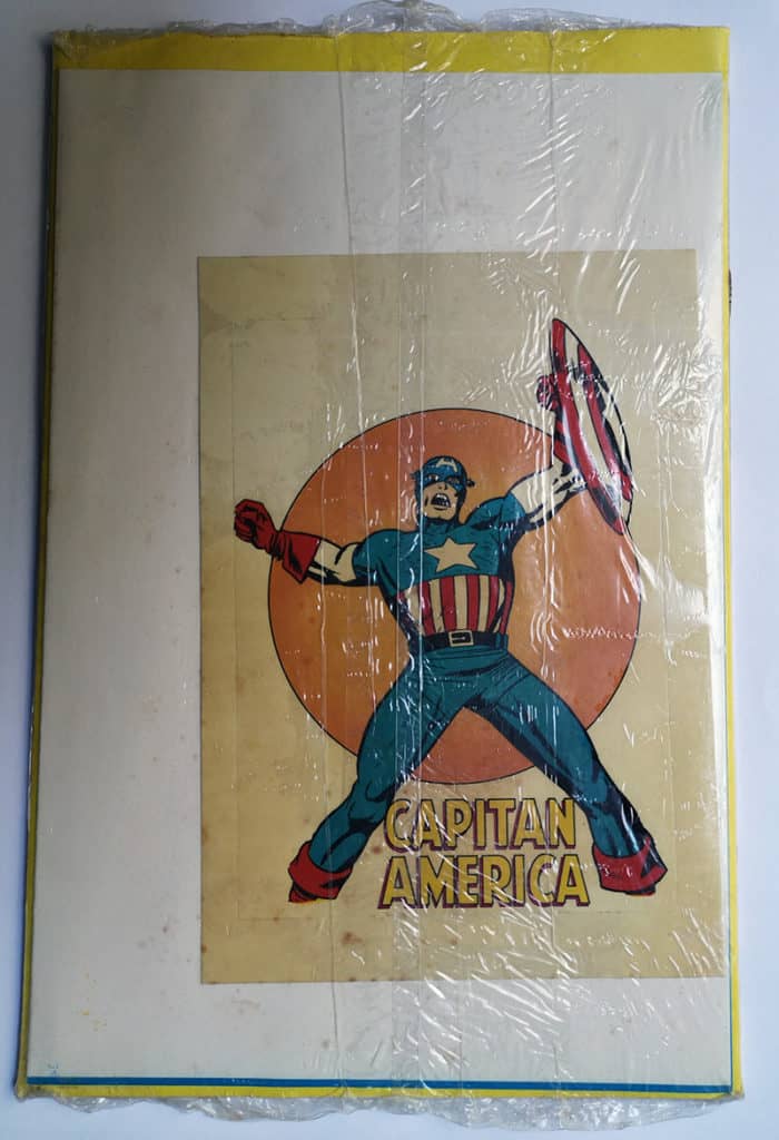 ASE I DIFENSORI 1 Poster Adesivo BLISTERATO Errore VARIANTE Corno 1973 - immagine 3