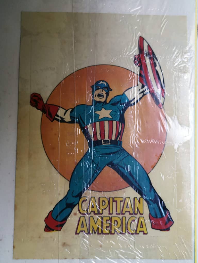 ASE I DIFENSORI 1 Poster Adesivo BLISTERATO Errore VARIANTE Corno 1973 - immagine 4