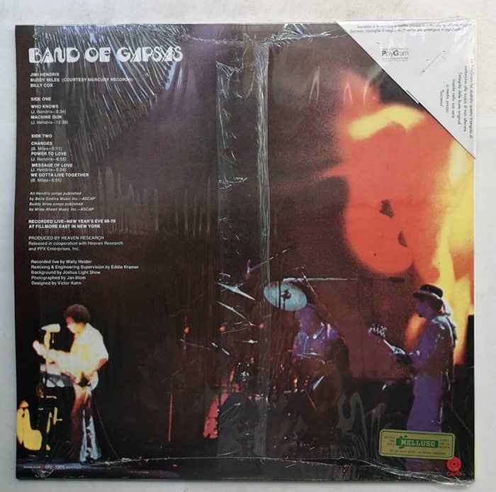 JIMI HENDRIX Band of Gypsys DISCO LP 2459 369 POLYDOR - immagine 2