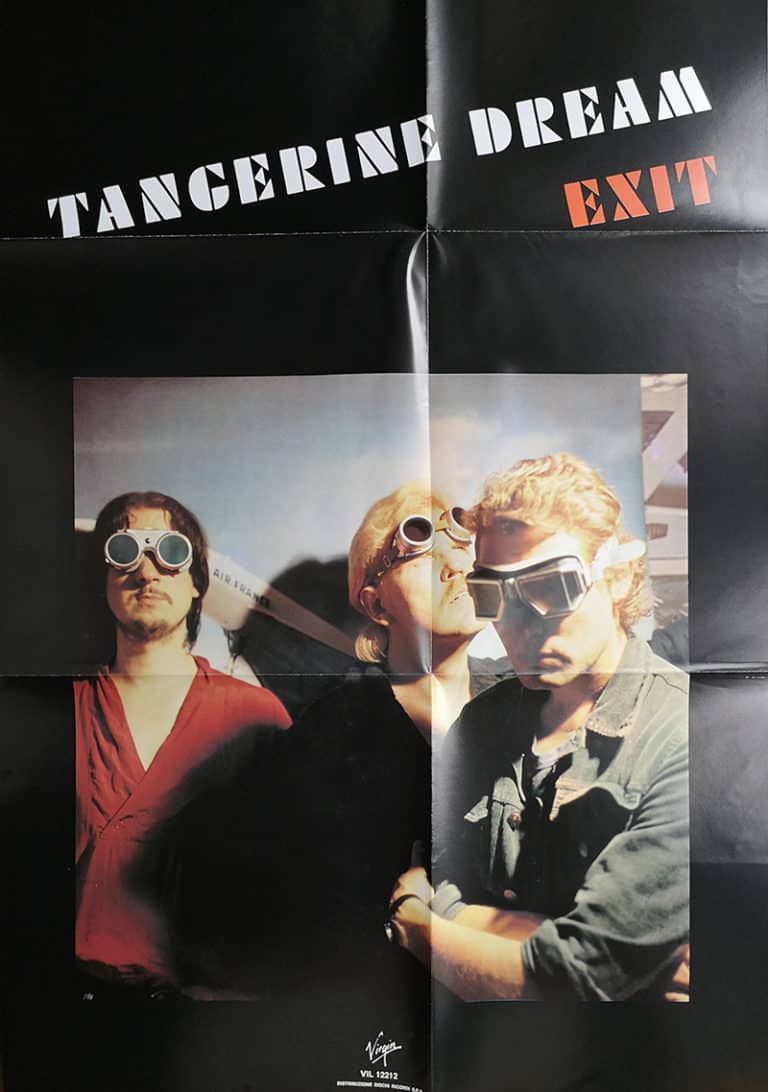 TANGERINE DREAM exit DISCO LP + poster VIL 12212 VIRGIN iCollezionisti