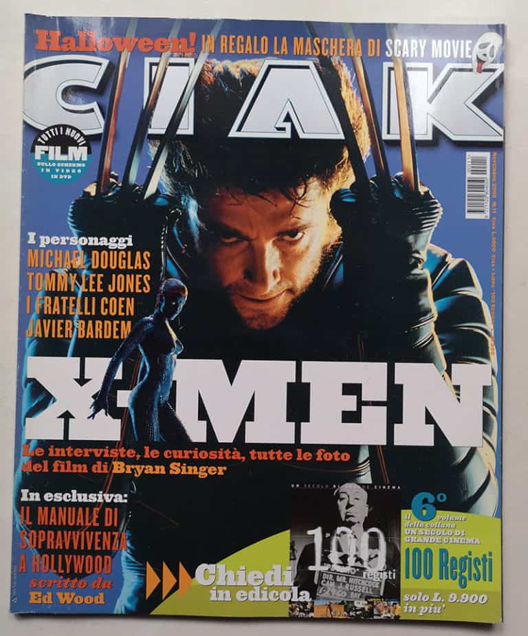 CIAK n° 11 - 2000 X MEN Valeria Golino P P PASOLINI + MASCHERA Scary Movie - immagine 3