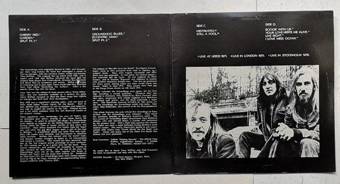 GROUNDHOGS Hoggin' The Stage DOUBLE LP + 7" Limited Edition PHYCHO 24 - immagine 2