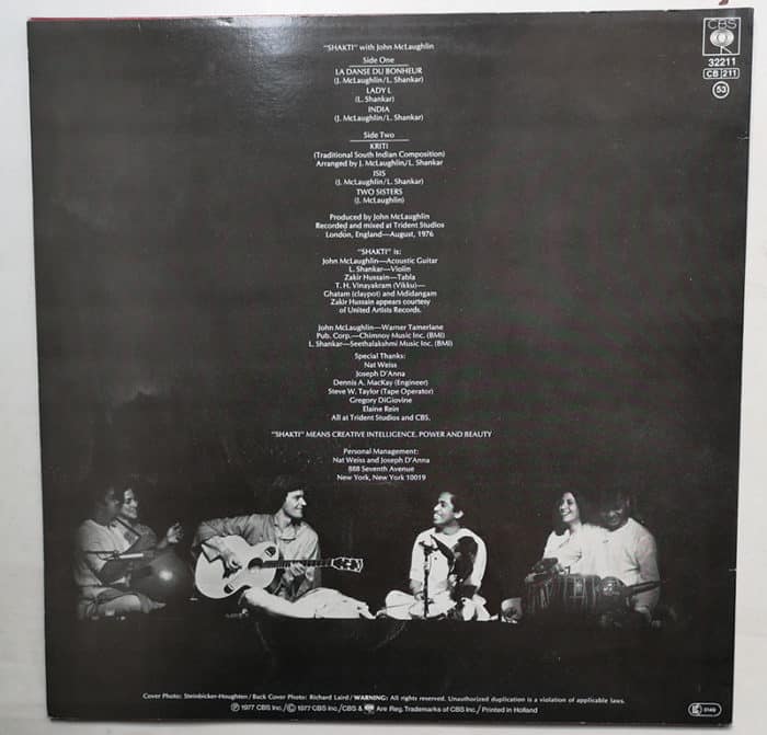 SHAKTI with JOHN MCLAUGHLIN