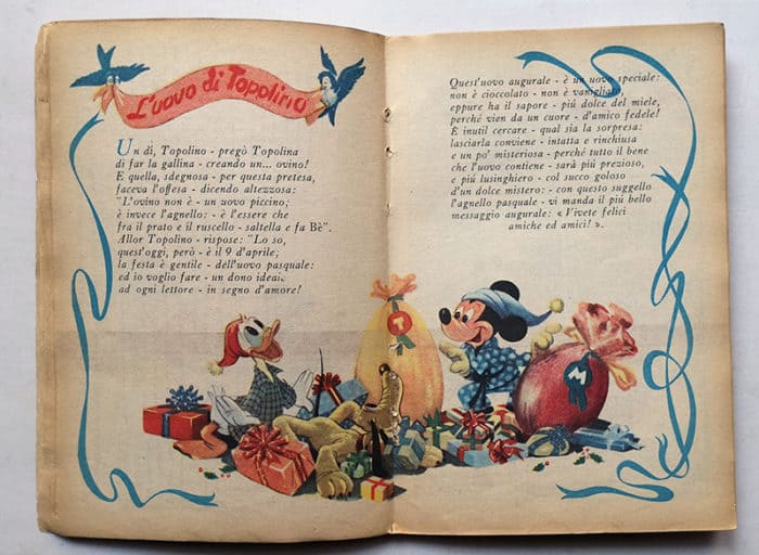 Recupero Restauro TOPOLINO LIBRETTO 13 Mondadori 1950 - immagine 2