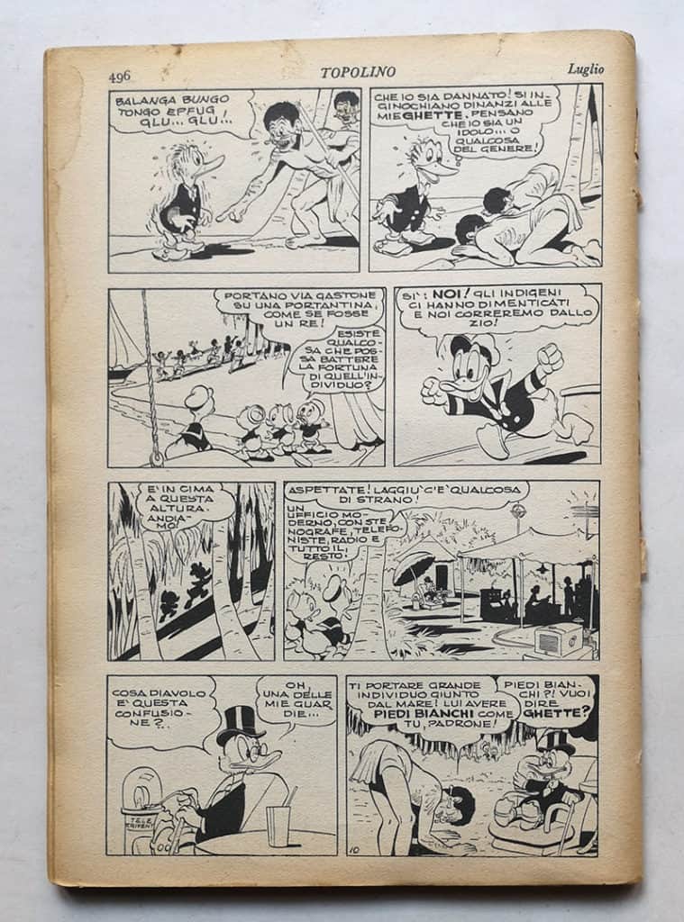 Recupero Restauro TOPOLINO LIBRETTO 17 Mondadori 1950 - immagine 3