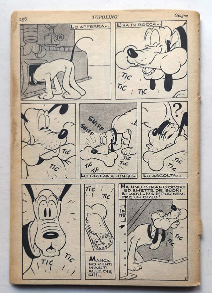 Recupero Restauro TOPOLINO LIBRETTO 3 Mondadori 1949 - immagine 3