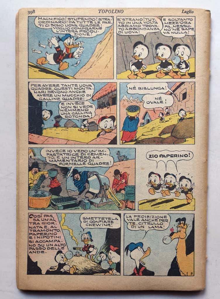 Recupero Restauro TOPOLINO LIBRETTO 4 Mondadori 1949 - immagine 3