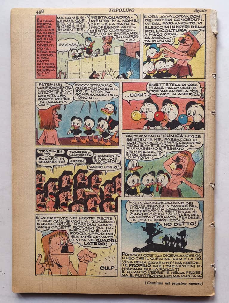 Recupero Restauro TOPOLINO LIBRETTO 5 Mondadori 1949 - immagine 3