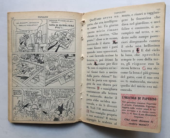 Recupero Restauro TOPOLINO LIBRETTO 8 Mondadori 1949 - immagine 2