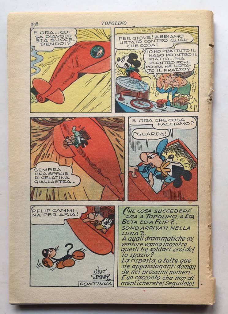 Recupero Restauro TOPOLINO LIBRETTO 9 Mondadori 1949 - immagine 3
